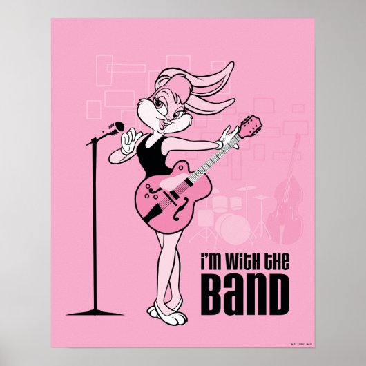 Lola Bunny, ich bin mit der Band Poster (Vorne)