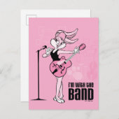 Lola Bunny, ich bin mit der Band Postkarte (Vorne/Hinten)
