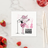 Lola Bunny, ich bin mit der Band Serviette (Beispiel)