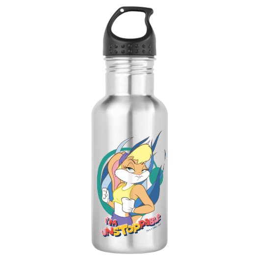 Lola Bunny "Ich bin nicht zu stoppen" Edelstahlflasche (Vorderseite)