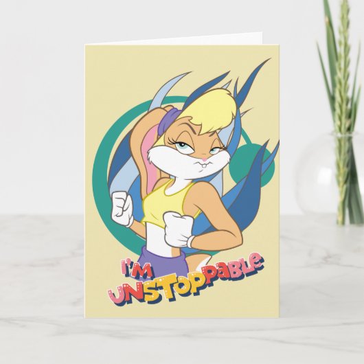 Lola Bunny "Ich bin nicht zu stoppen" Karte (Vorderseite)