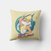 Lola Bunny "Ich bin nicht zu stoppen" Kissen (Rückseite)