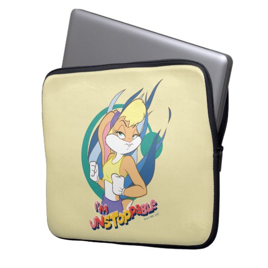 Lola Bunny "Ich bin nicht zu stoppen" Laptopschutzhülle (Vorderseite Links)