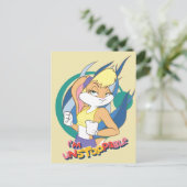 Lola Bunny "Ich bin nicht zu stoppen" Postkarte (Stehend Vorderseite)