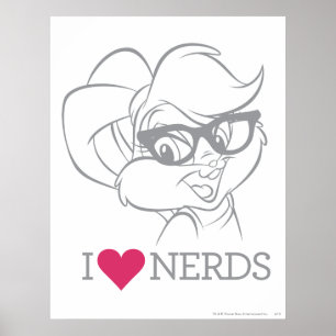 Lola Bunny - Ich höre Nerds Poster