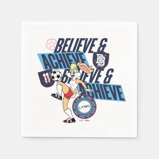 Lola Bunny LOONEY TUNES™ Soccer Club Graphic Serviette (Vorderseite)