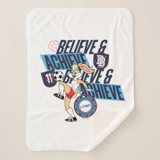 Lola Bunny LOONEY TUNES™ Soccer Club Graphic Sherpadecke (Vorderseite)