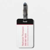 Lola Bunny nennt mich nicht Babe Gepäckanhänger (Rückseite vertikal)