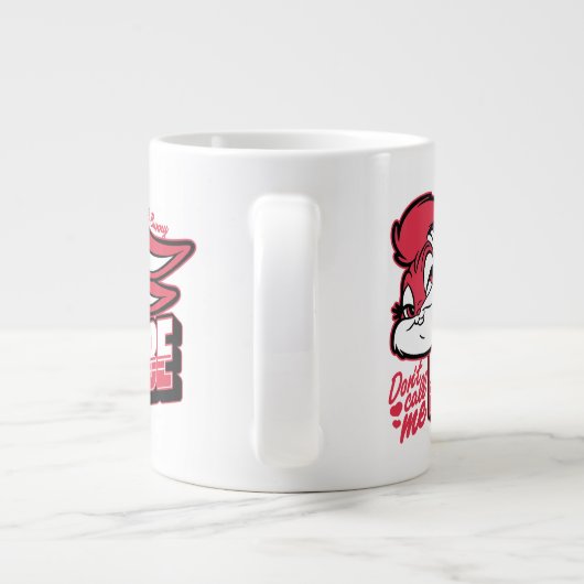 Lola Bunny nennt mich nicht Babe Jumbo-Tasse (Rückseite)