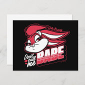 Lola Bunny nennt mich nicht Babe Mitteilungskarte (Vorne/Hinten)