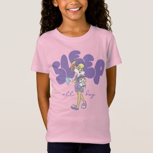 Lola Bunny Sleep All Day T-Shirt (Vorderseite)