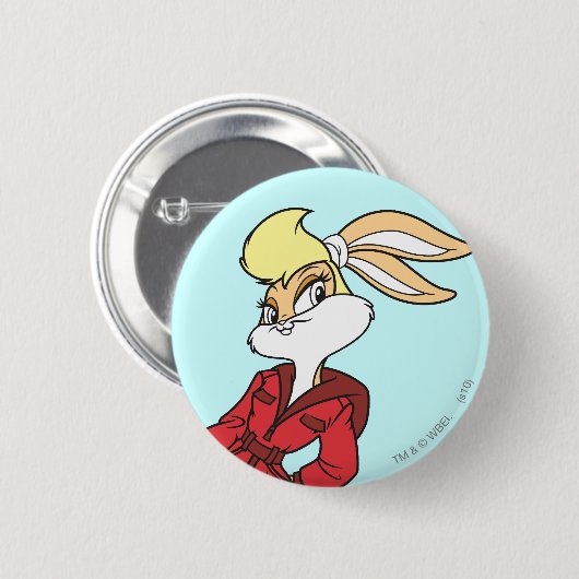 Lola Bunny Super Niedlich Button (Vorne & Hinten)