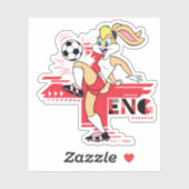 Lola Bunny Team England Soccer Graphic Aufkleber (Blatt)
