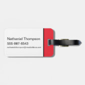 Lola Bunny Team England Soccer Graphic Gepäckanhänger (Rückseite horizontal)