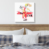 Lola Bunny Team England Soccer Graphic Leinwanddruck (Insitu (Schlafzimmer))