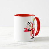 Lola Bunny Team England Soccer Graphic Tasse (VorderseiteRechts)