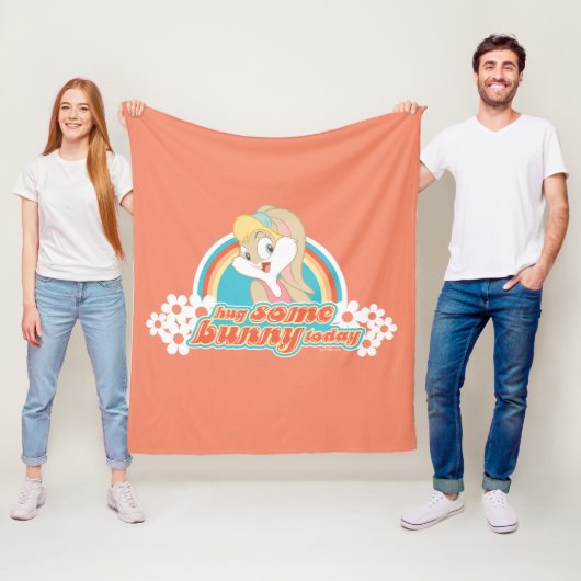 Lola Bunny umarmen heute etwas Bunny Fleecedecke (Beispiel)