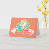 Lola Bunny umarmen heute etwas Bunny Karte (Gelbe Blume)