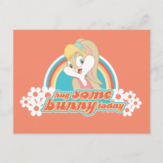 Lola Bunny umarmen heute etwas Bunny Postkarte (Vorderseite)