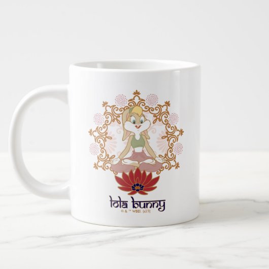 Lola Bunny Yoga Lotus Pose Jumbo-Tasse (Links)