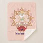 Lola Bunny Yoga Lotus Pose Sherpadecke (Vorderseite)