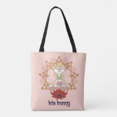 Lola Bunny Yoga Lotus Pose Tasche (Rückseite)