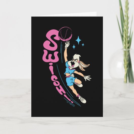 Lola Buny "SWISH!" Basketball Dunk Karte (Vorderseite)