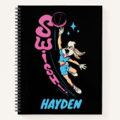 Lola Buny "SWISH!" Basketball Dunk Notizblock (Vorderseite)