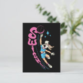 Lola Buny "SWISH!" Basketball Dunk Postkarte (Stehend Vorderseite)