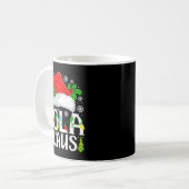 Lola Claus Funny Christmas Family Matching Kaffeetasse (Vorderseite Links)