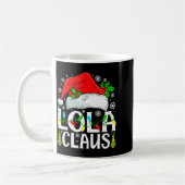 Lola Claus Funny Christmas Family Matching Kaffeetasse (Links)