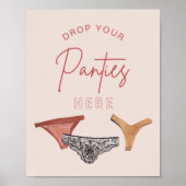 LOLA Drop Your Panties Game Sign Poster (Vorne)