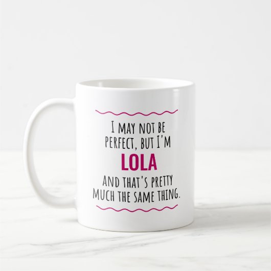 Lola Filipino Philippinen Großmutter-Geschenk Kaffeetasse (Links)