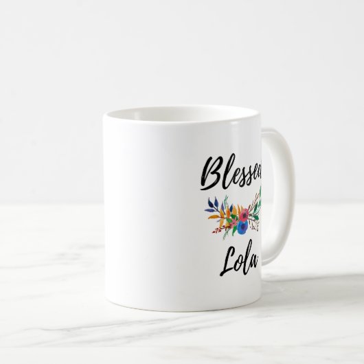 Lola Filipino Philippinen Großmutter-Geschenk Tass Kaffeetasse (VorderseiteRechts)