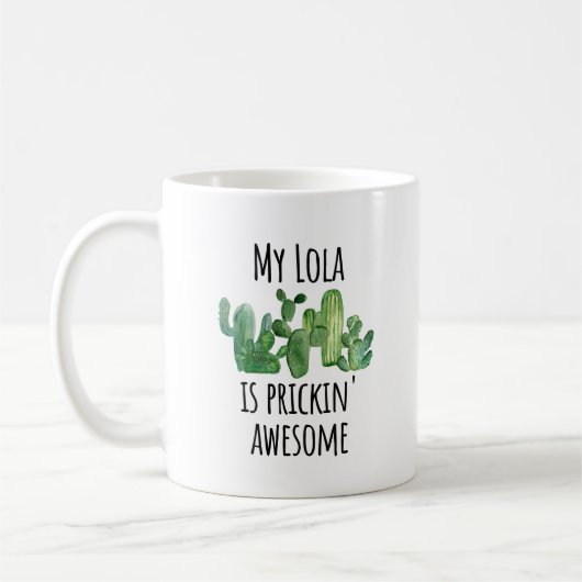 Lola Filipino Philippinen Großmutter-Geschenktopf  Kaffeetasse (Links)
