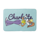 Lola Finger Heart Badematte (Vorderseite)