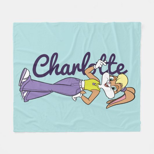 Lola Finger Heart Fleecedecke (Vorderseite (Horizontal))