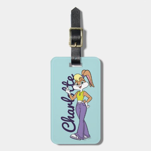 Lola Finger Heart Gepäckanhänger (Vorderseite vertikal)