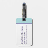 Lola Finger Heart Gepäckanhänger (Rückseite vertikal)