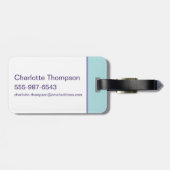 Lola Finger Heart Gepäckanhänger (Rückseite horizontal)