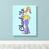 Lola Finger Heart Leinwanddruck (Insitu (Holzboden))