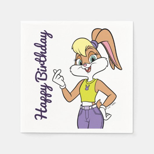 Lola Finger Heart Serviette (Vorderseite)