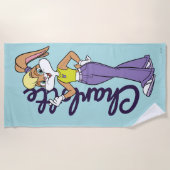 Lola Finger Heart Strandtuch (Vorderseite)