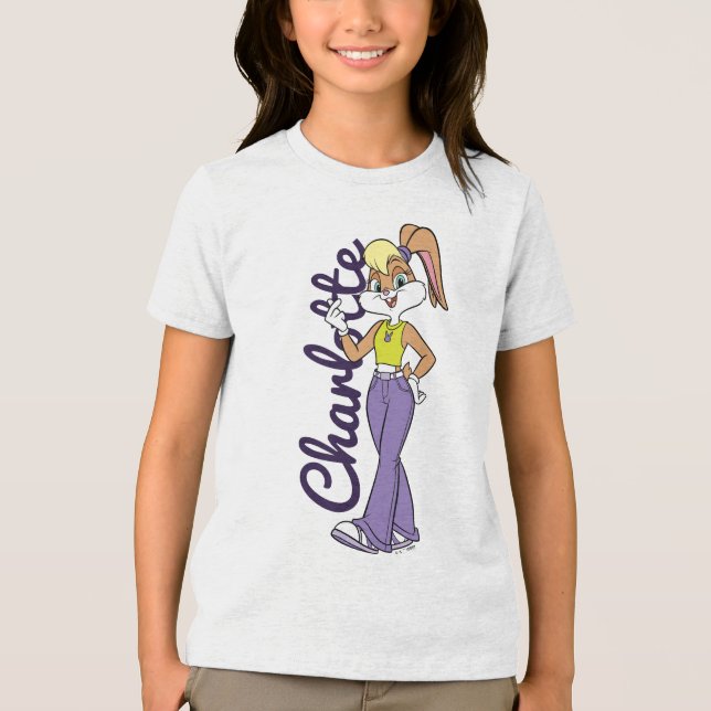 Lola Finger Heart Tri-Blend Shirt (Vorderseite)