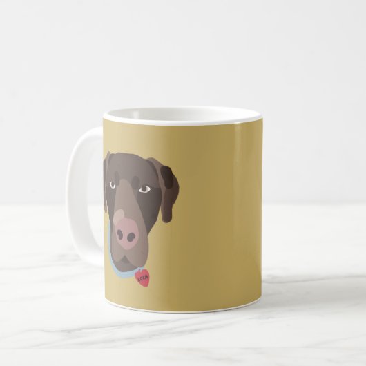 Lola für Audrey Kaffeetasse (Vorderseite Links)