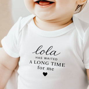 Lola Has Waited Baby Bodysuit Geschenk Strampler
