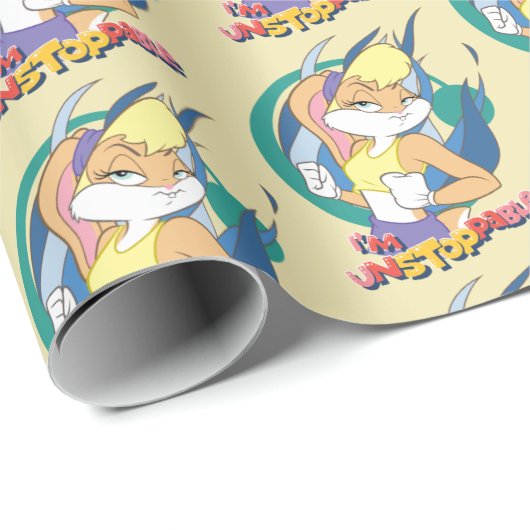 Lola Häschen "ich bin unaufhaltsam " Geschenkpapier (Rolleneckpunkt)