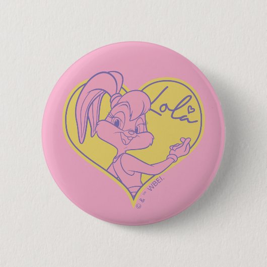 Lola Heart Signature Button (Vorderseite)