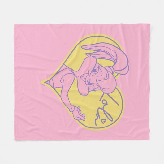 Lola Heart Signature Fleecedecke (Vorderseite (Horizontal))