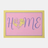 Lola Heart Signature Fußmatte (Vorderseite)